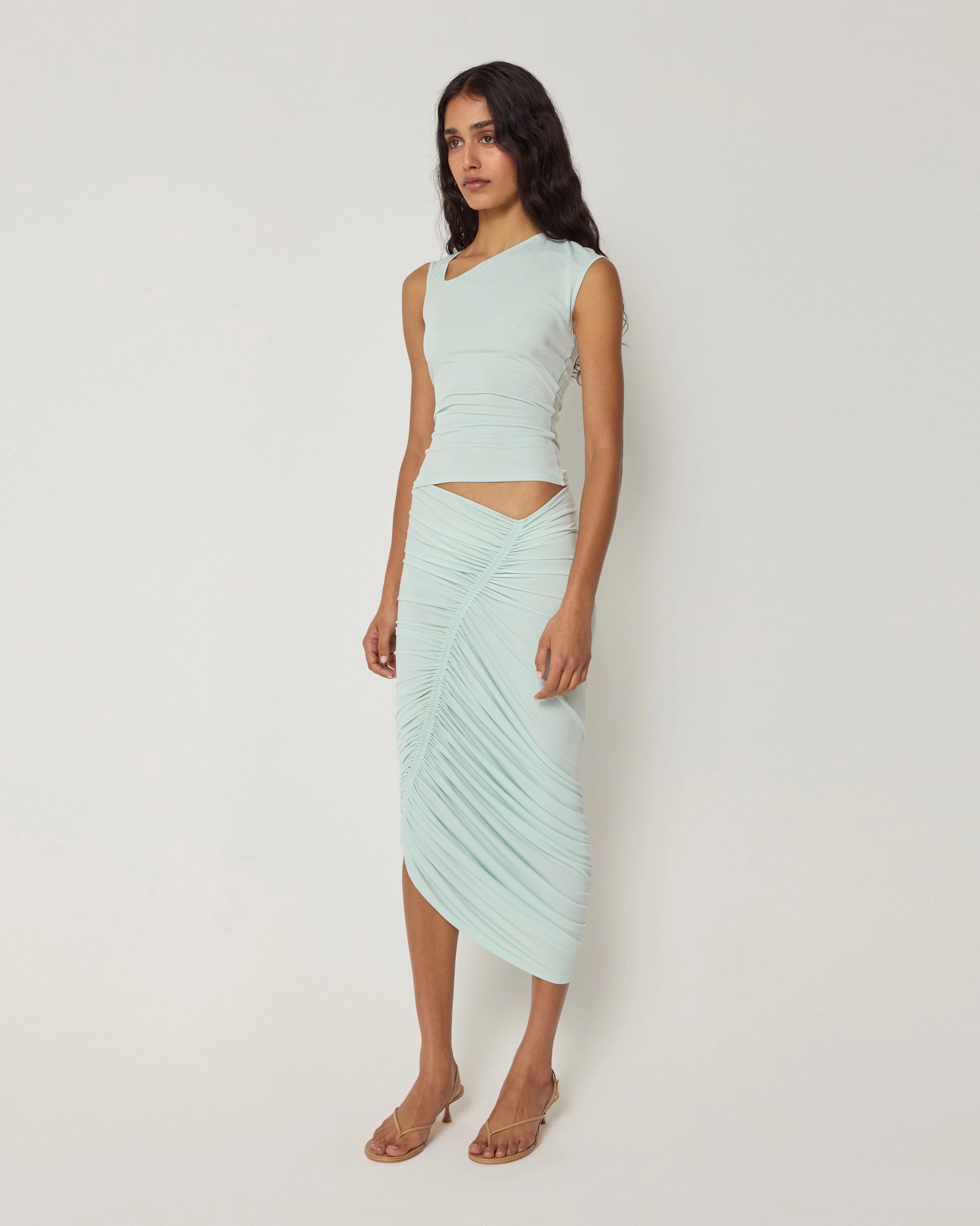 Surf Spray Asymmetrical Tank Top