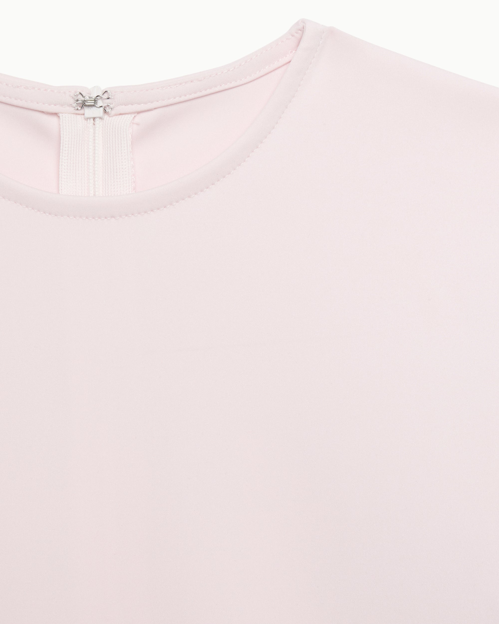 Powder Pink Baby Long Sleeve Footed Catsuit