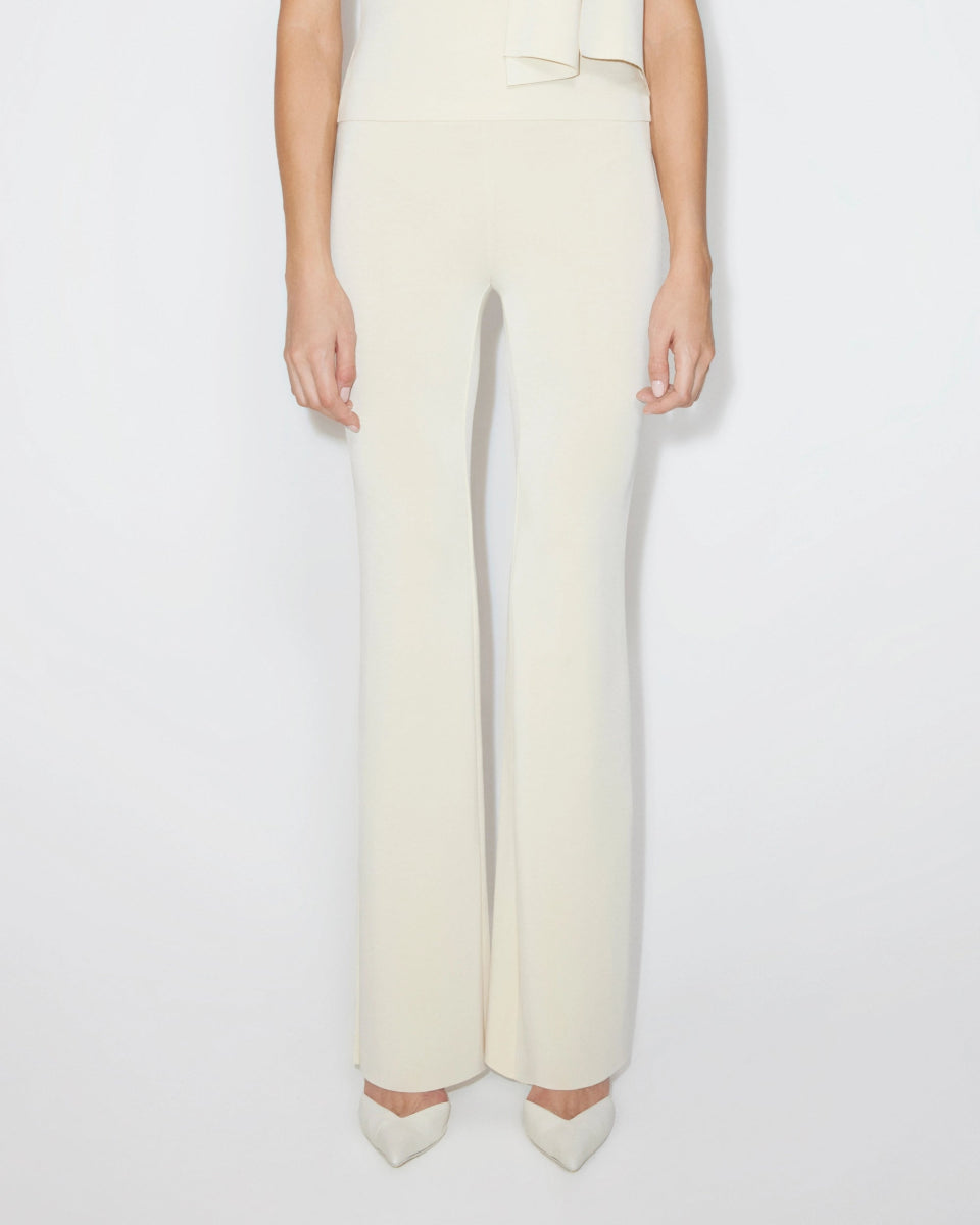 Stone Sueded Stretch Low-Rise Pants