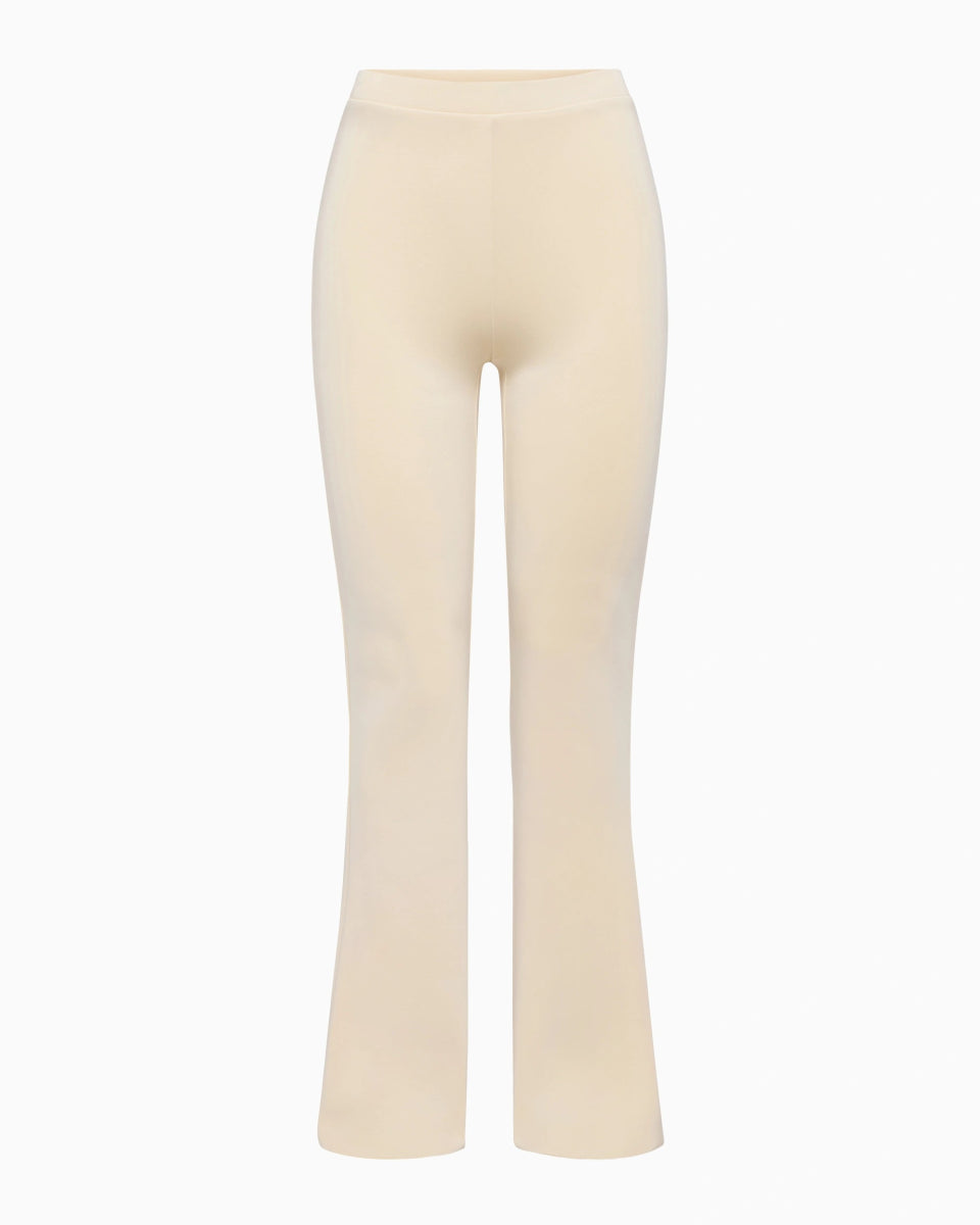 Stone Sueded Stretch Low-Rise Pants