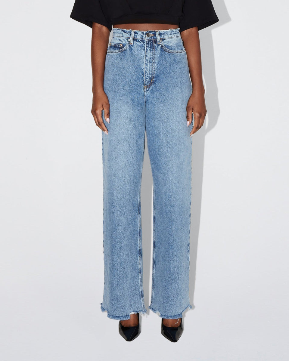 Light Wash High Rise Classic Jeans
