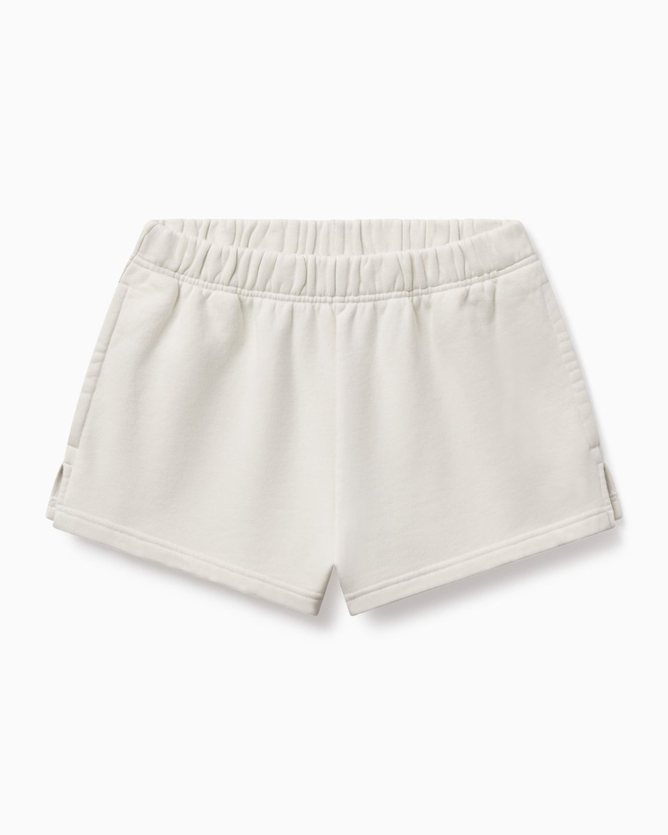 Ecru Fleece Mini Shorts – Cozy & Casual