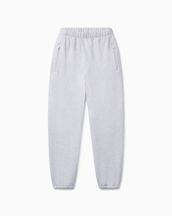 Soft Fleece Joggers in Light Grey