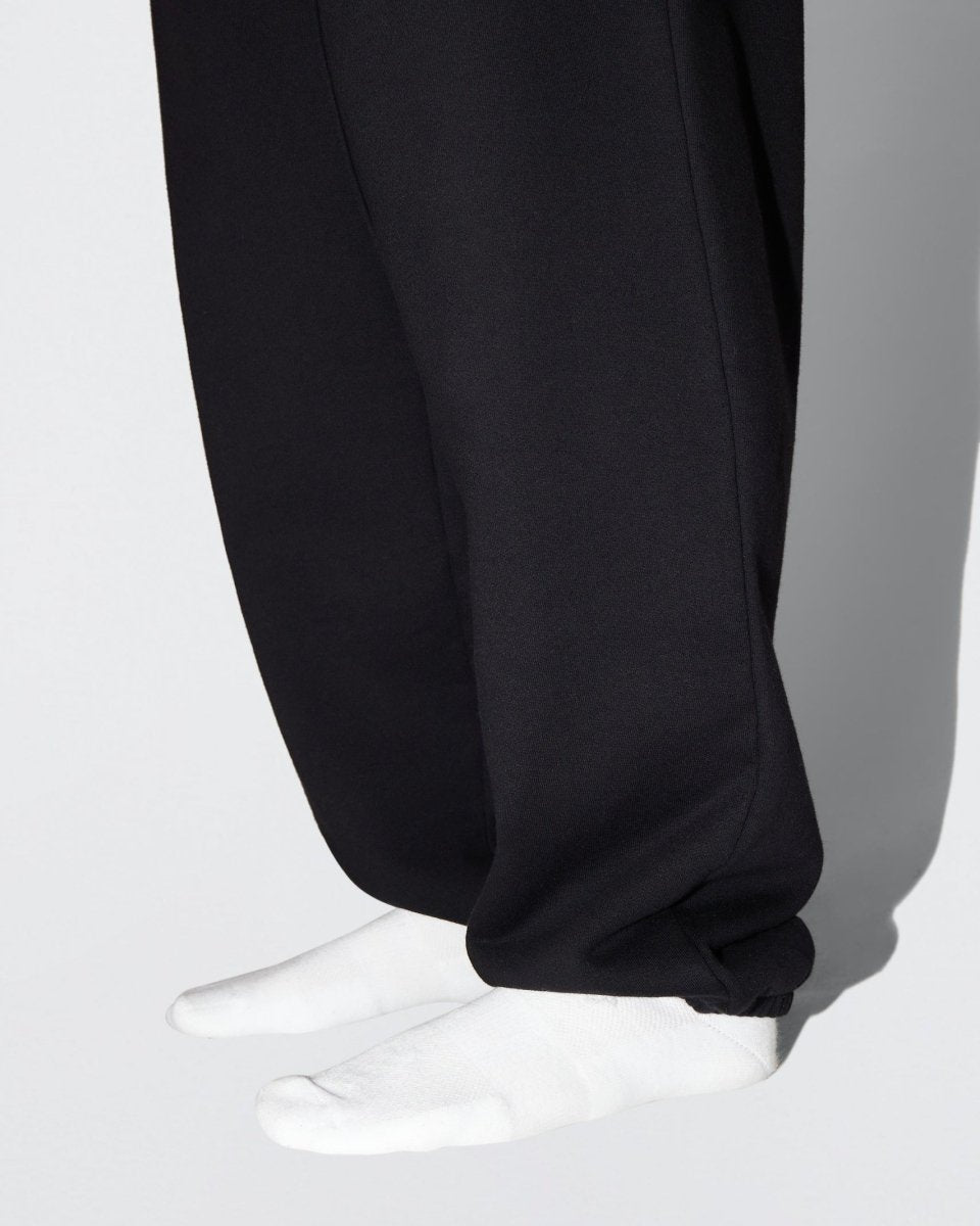 Black Fleece Boyfriend Joggers for Women