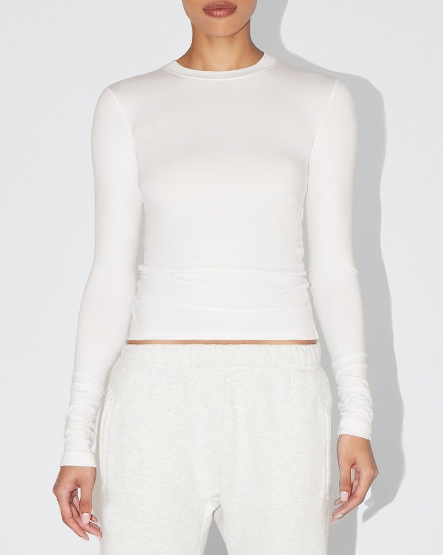 Classic White Long Sleeve T-Shirt