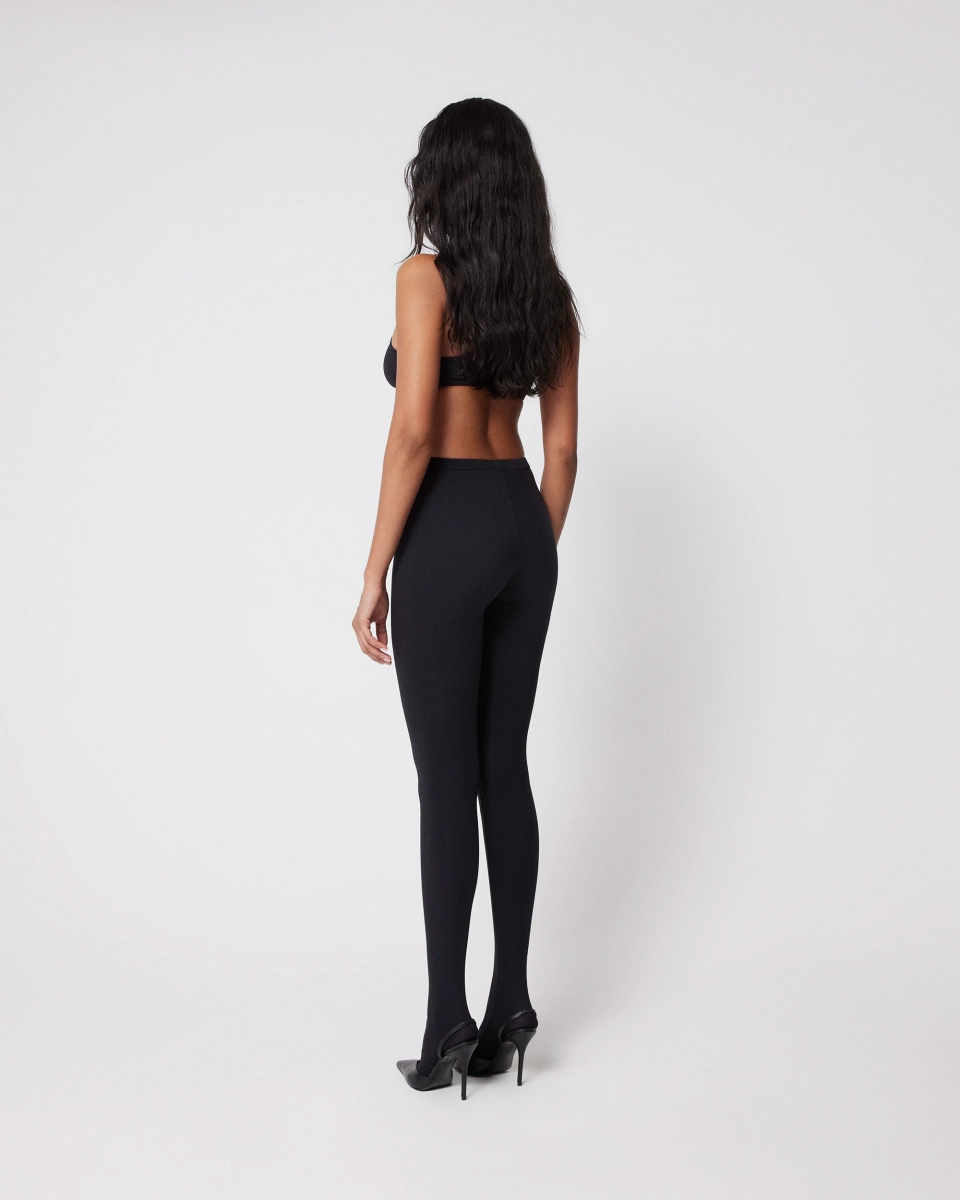 Black Footed Leggings for Comfort & Style