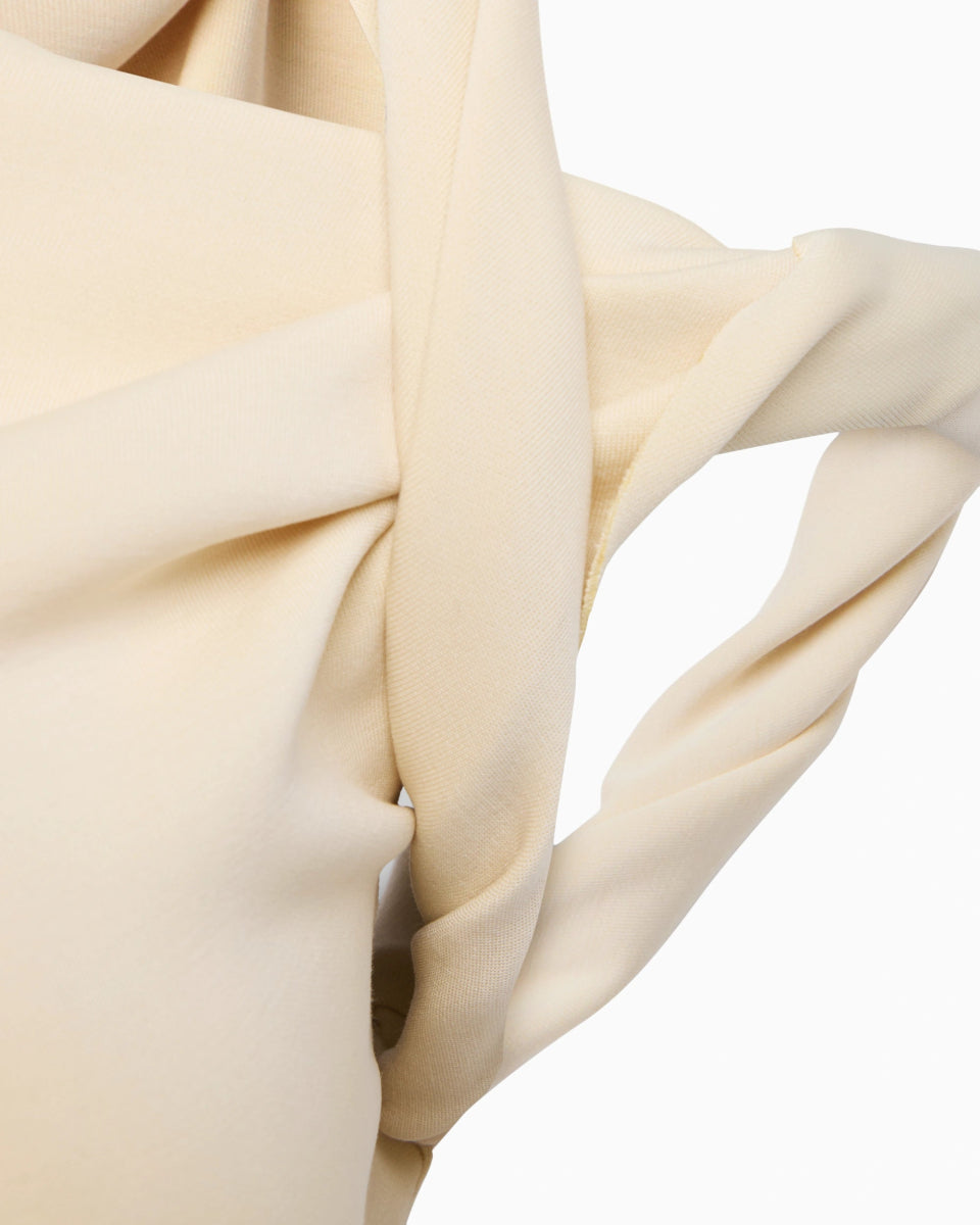 Stone Sueded Stretch Twist Maxi Dress