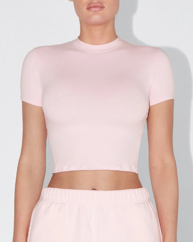 Orchid Pink Baby Tee for Girls