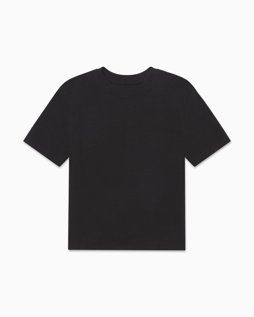 Black Baby Tee - Soft Cotton Essential