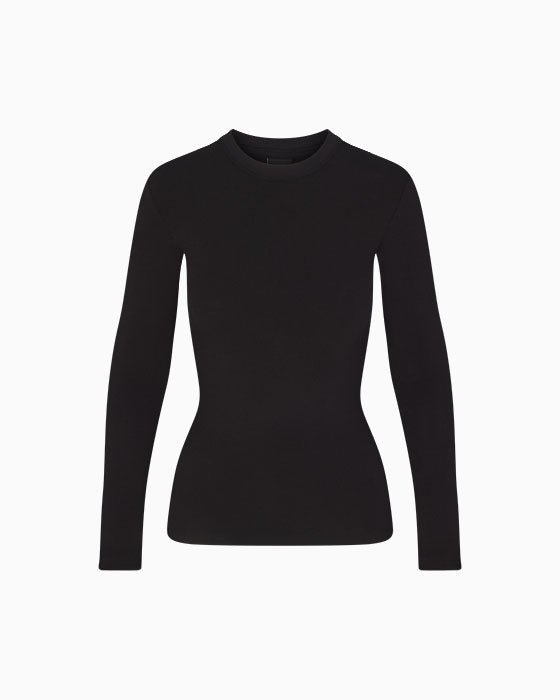 Black Long Sleeve T-Shirt for Everyday Wear