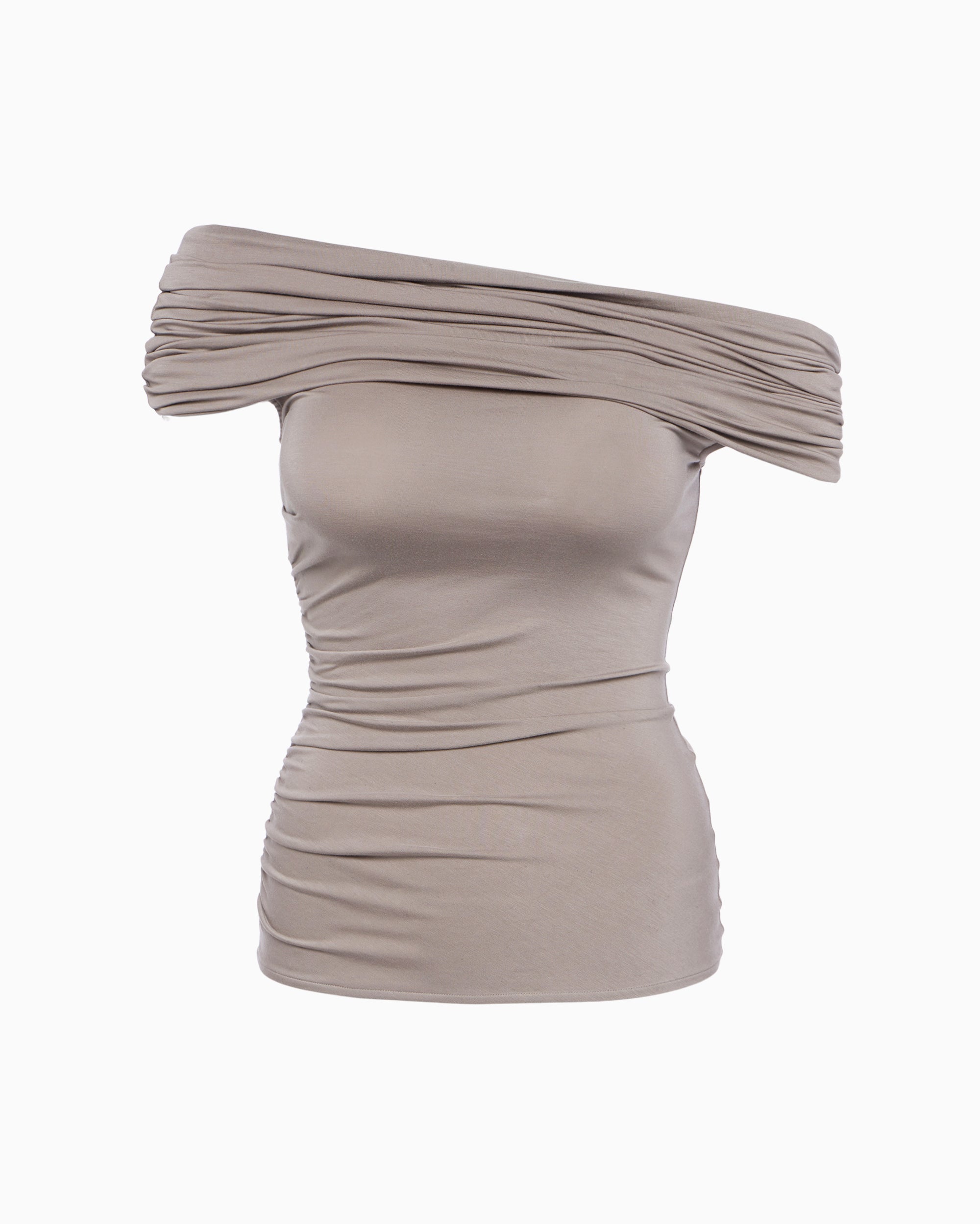 Ash Off-Shoulder Draped Top