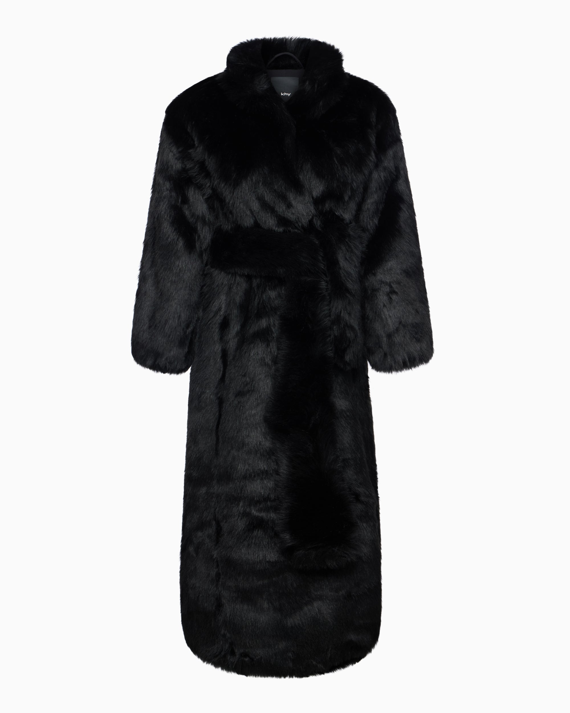 Black Faux Fur Coat - Soft Winter Outerwear