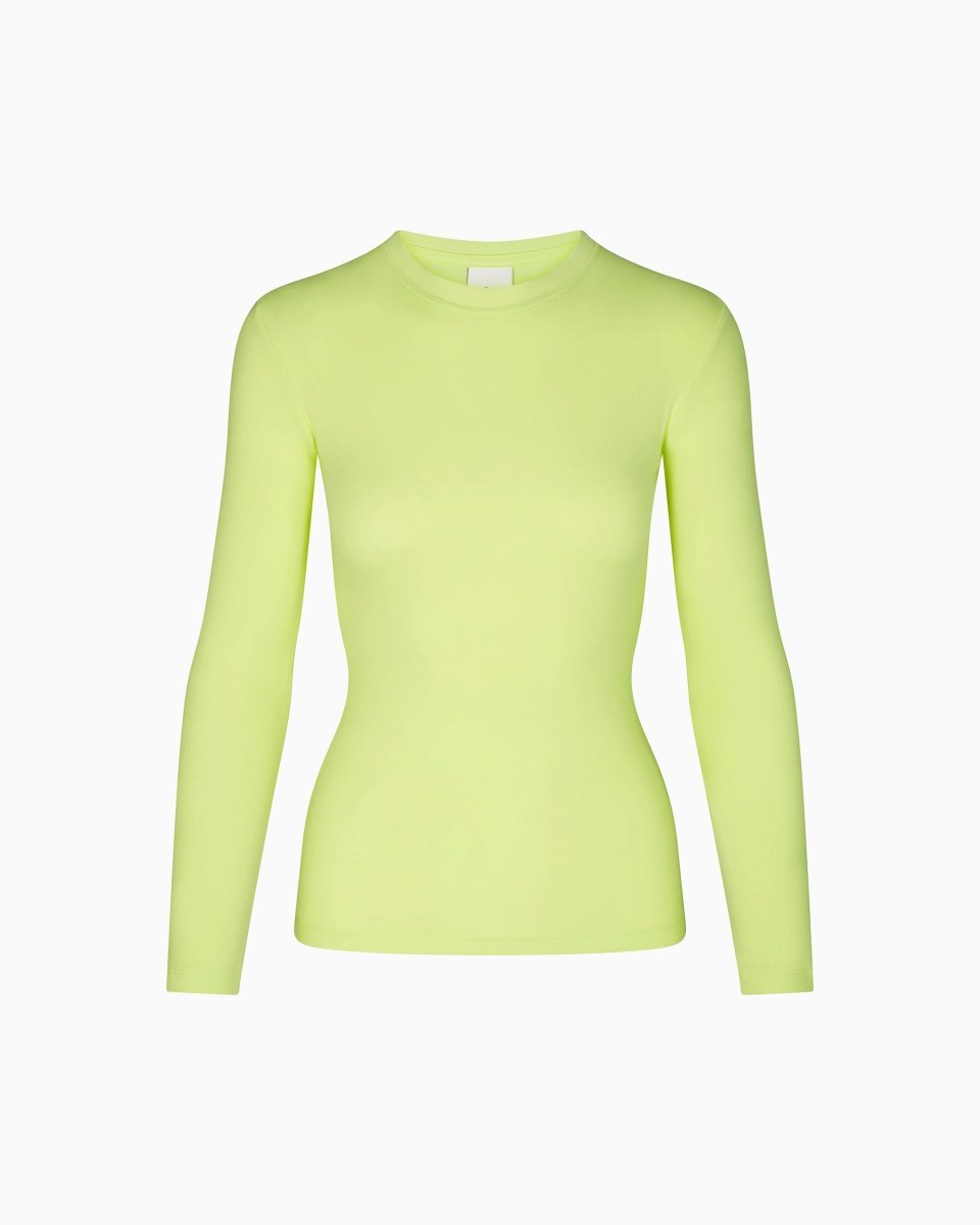 Limoncello Ribbed Long Sleeve Tee