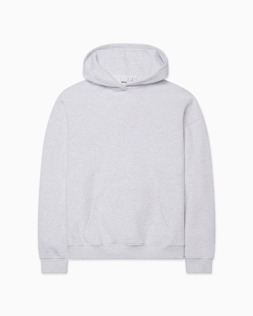 Light Grey Oversized Fleece Hoodie