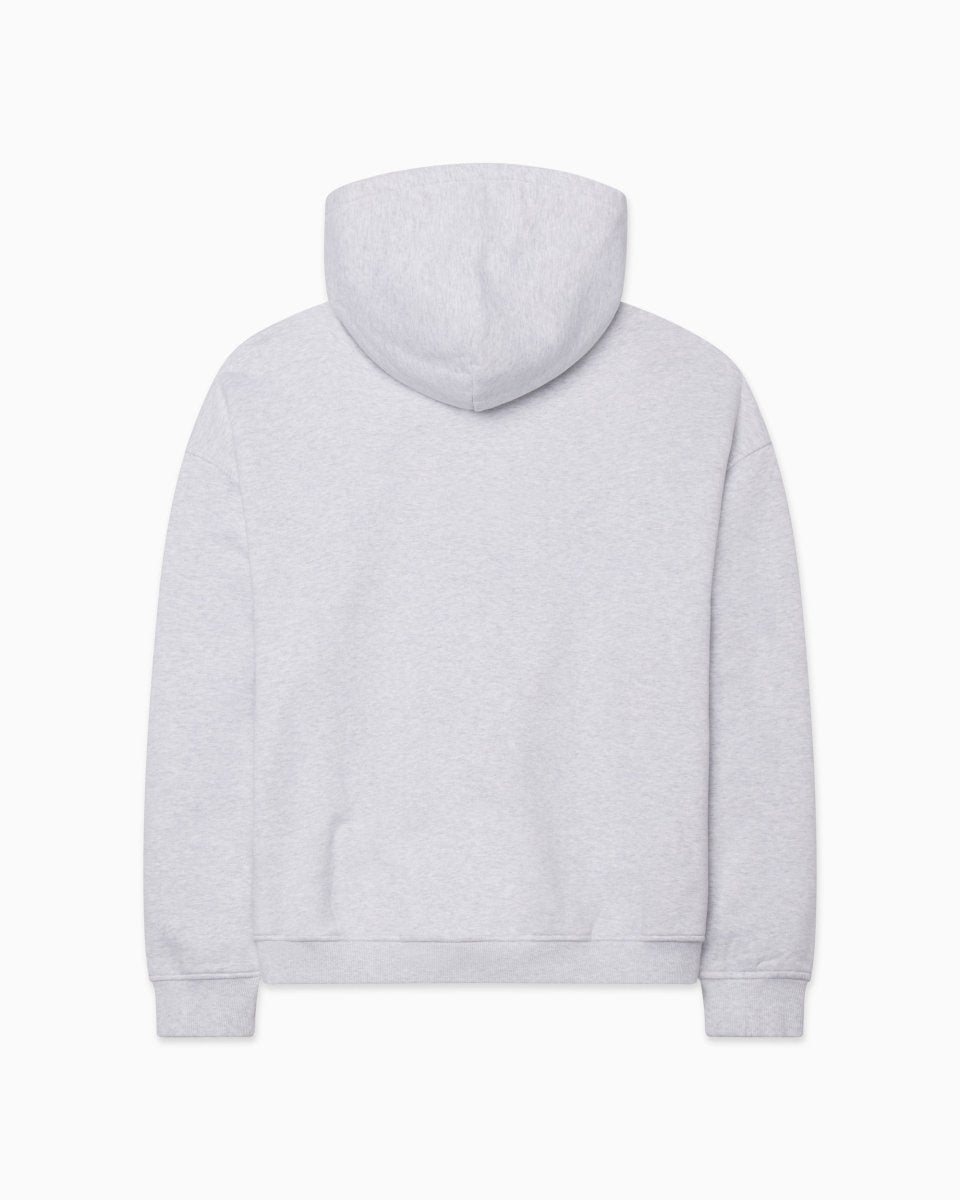 Light Grey Oversized Fleece Hoodie