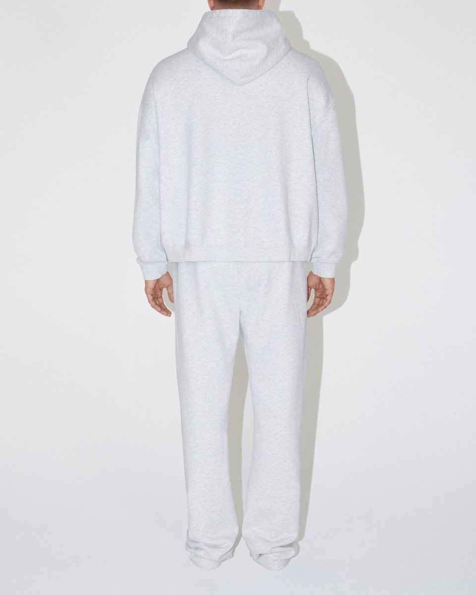 Light Grey Oversized Fleece Hoodie