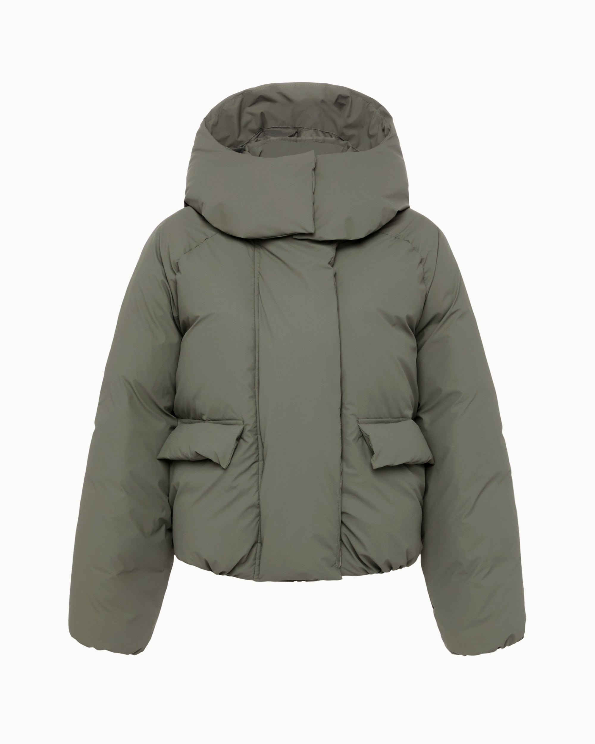 Dusty Olive Puffer Jacket for Men & Women