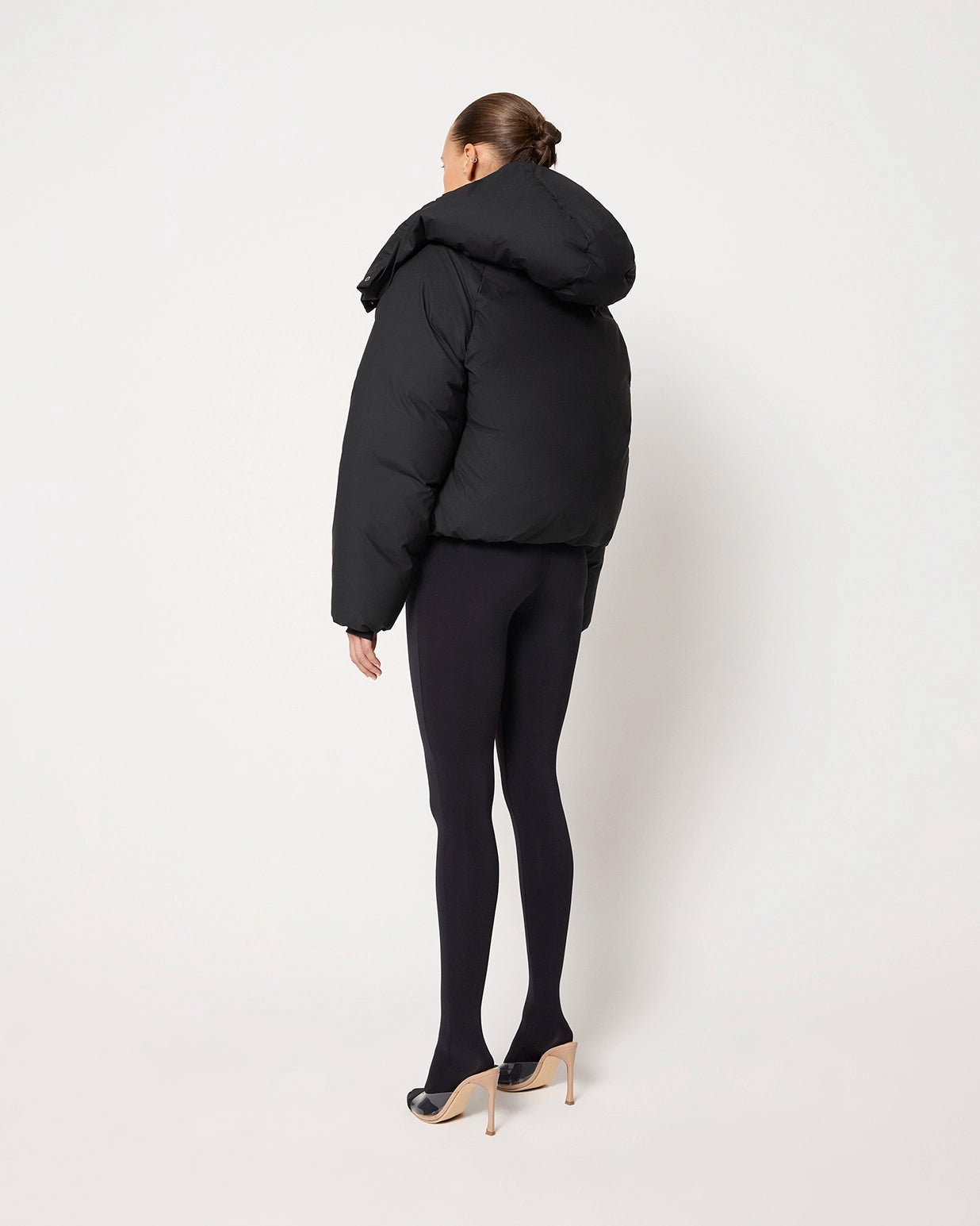Classic Black Puffer Jacket for Winter