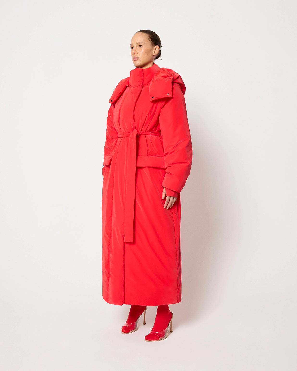Scarlet Puffer Jacket for Winter Warmth