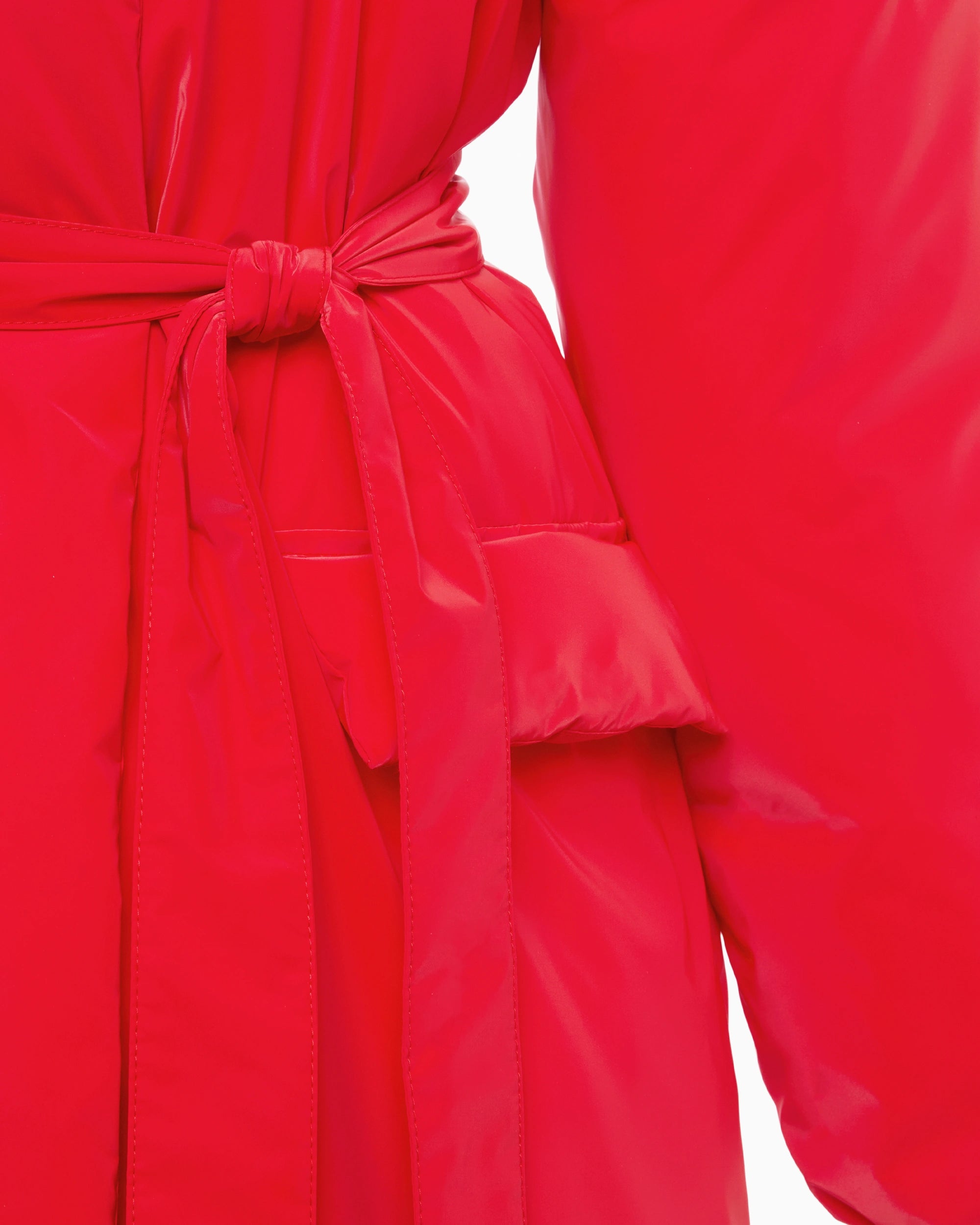Scarlet Puffer Jacket for Winter Warmth
