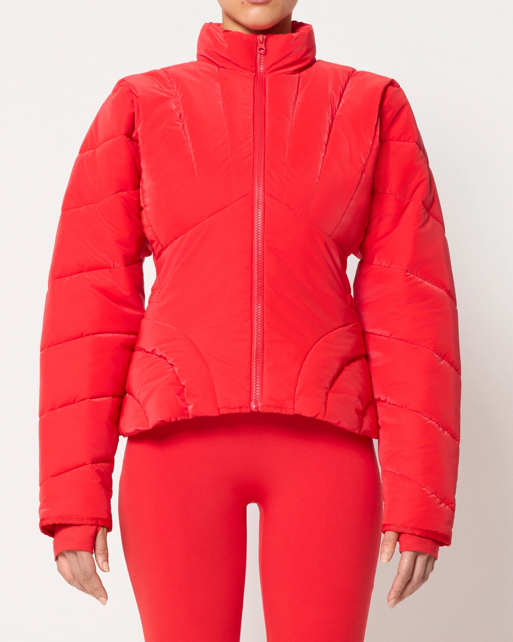 Scarlet Puffer Jacket - Stylish & Warm