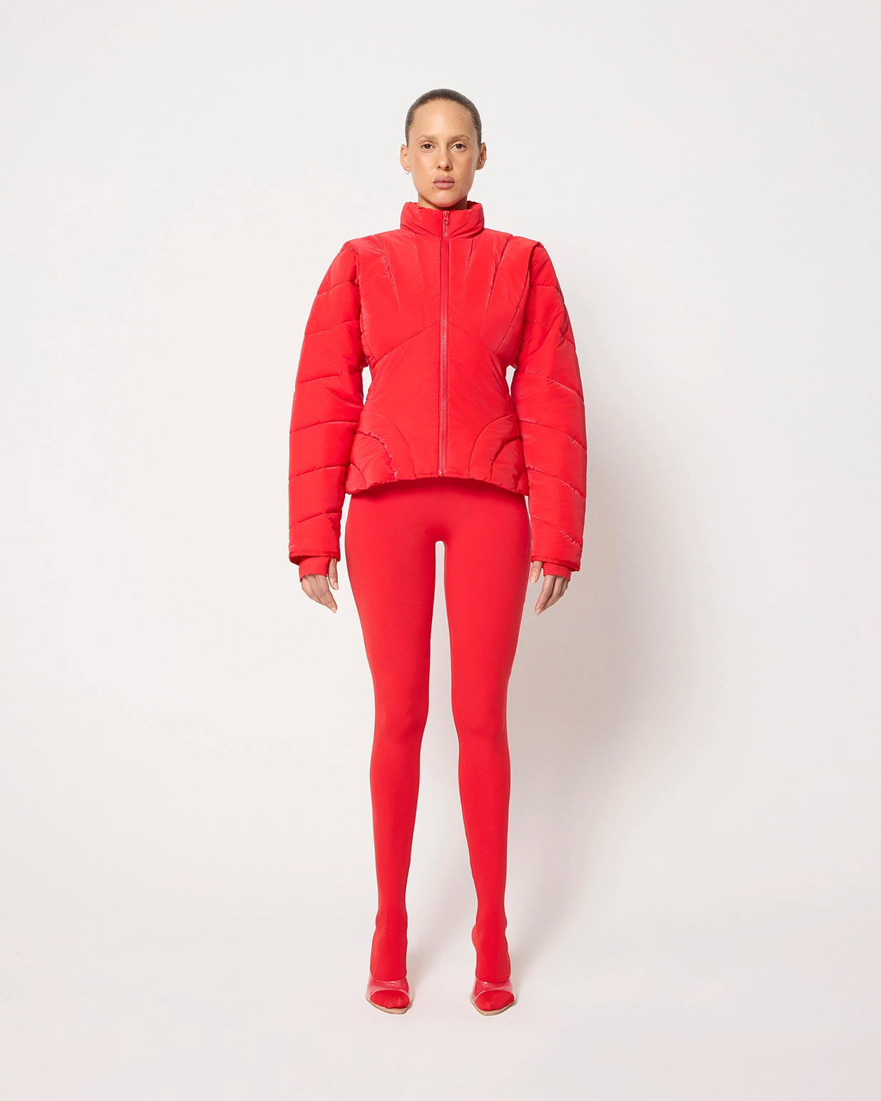 Scarlet Puffer Jacket - Stylish & Warm