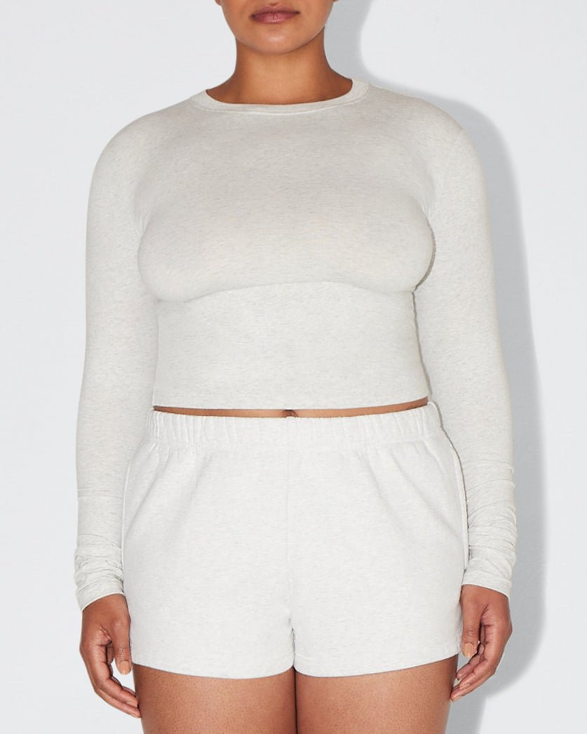 Light Heather Grey Long Sleeve T-Shirt