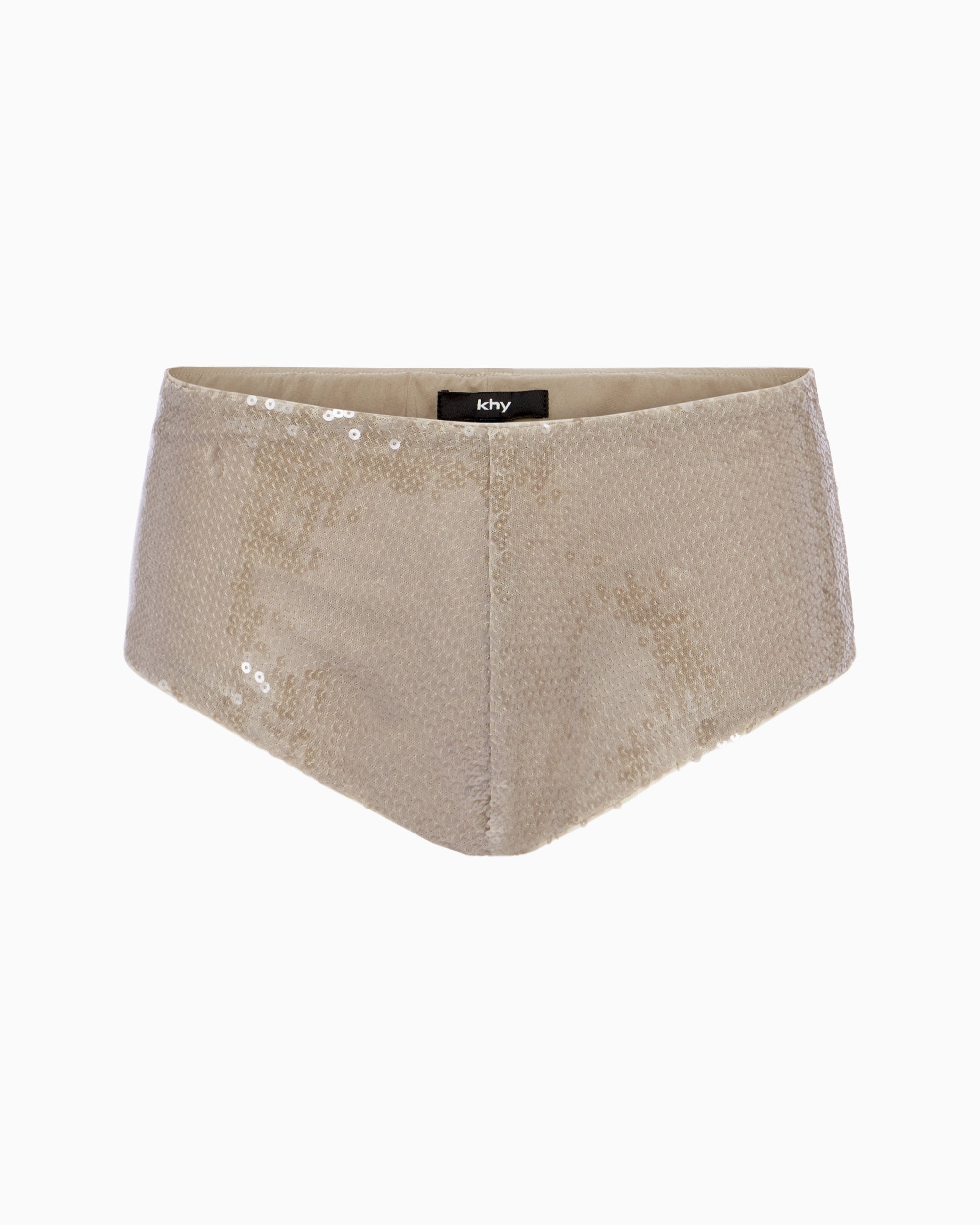 Champagne Sequin Shorts for Party