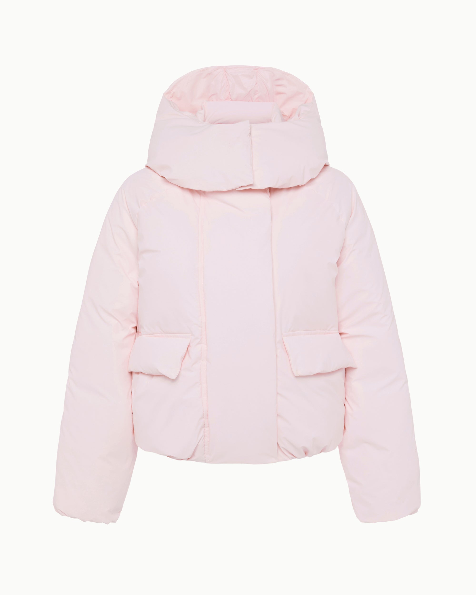 Powder Pink Puffer Jacket for Women