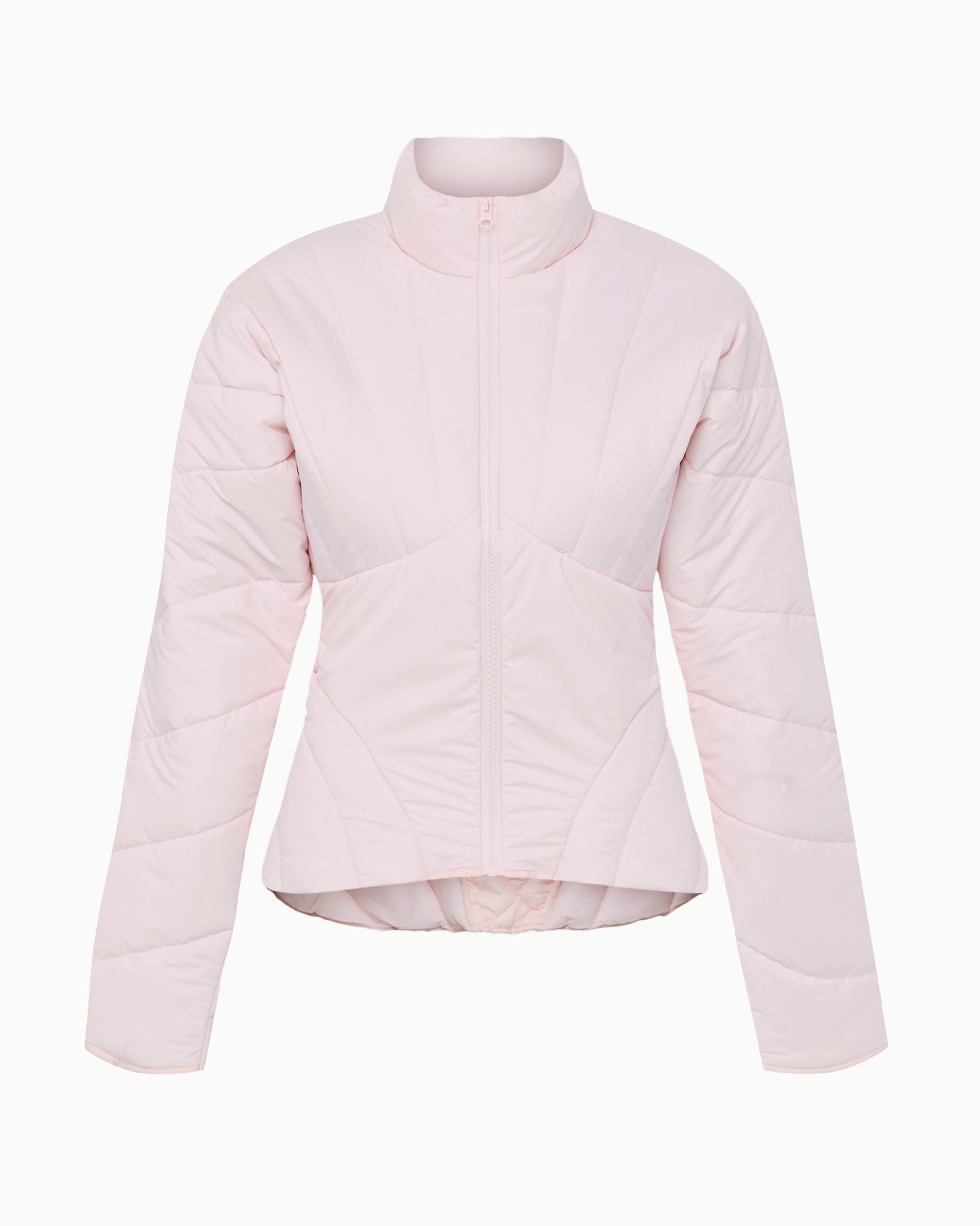 Powder Pink Puffer Jacket for Women