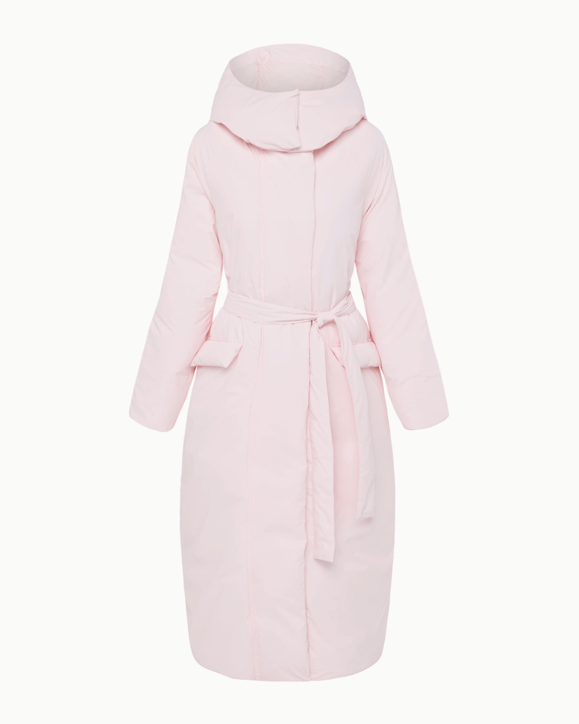 Powder Pink Puffer Jacket for Winter