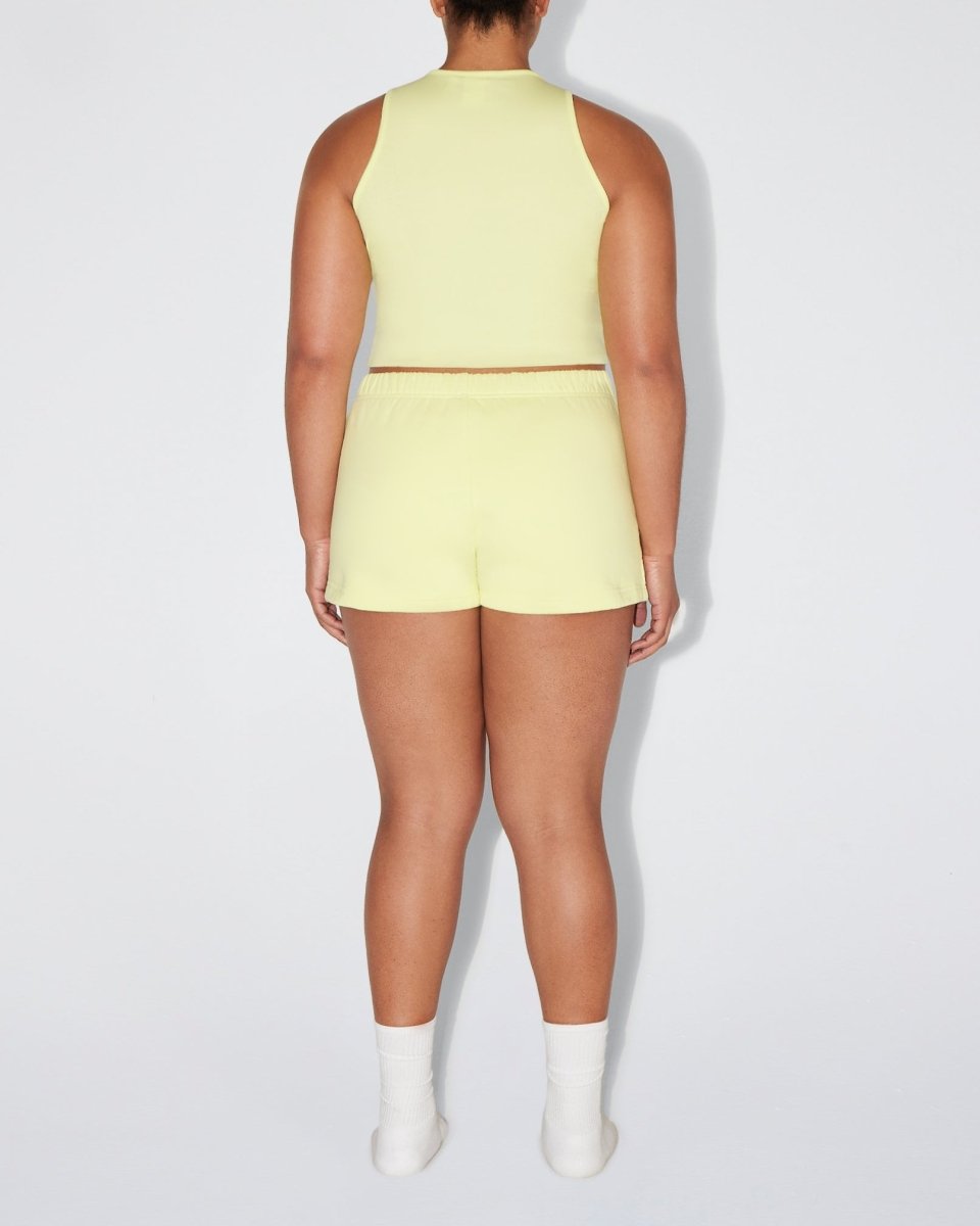 Limoncello Cropped Ribbed Tank Top