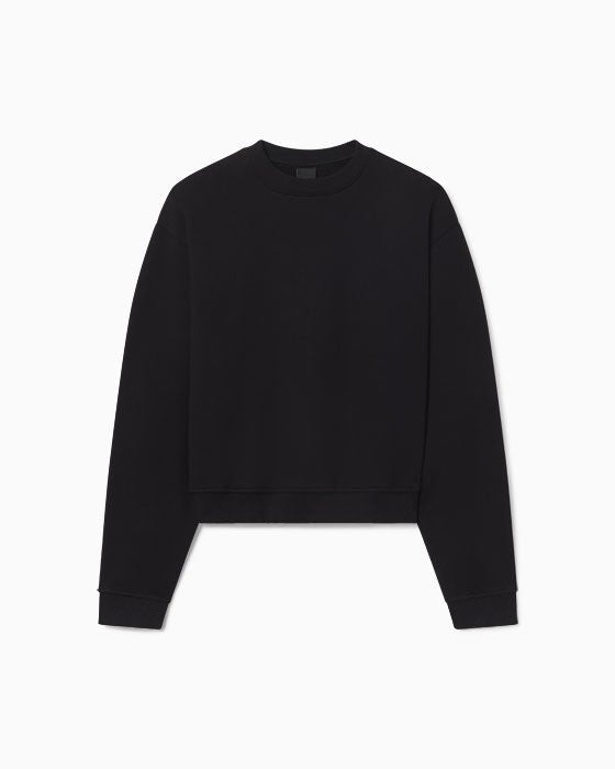 Black Fleece Crewneck Sweatshirt