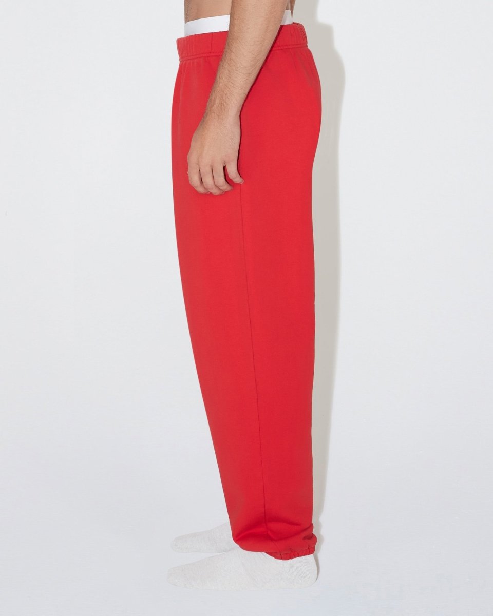 Red Fleece Joggers for Men & Women