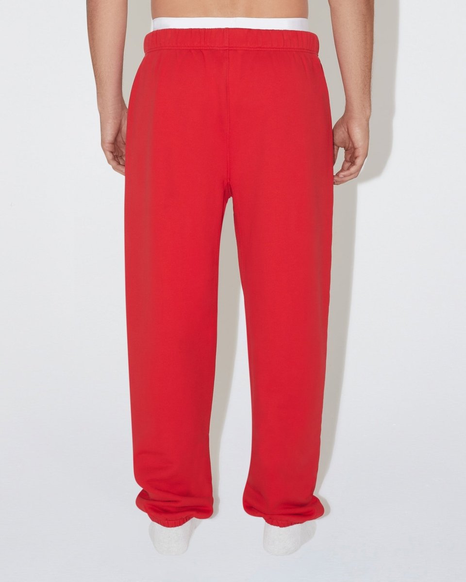 Red Fleece Joggers for Men & Women