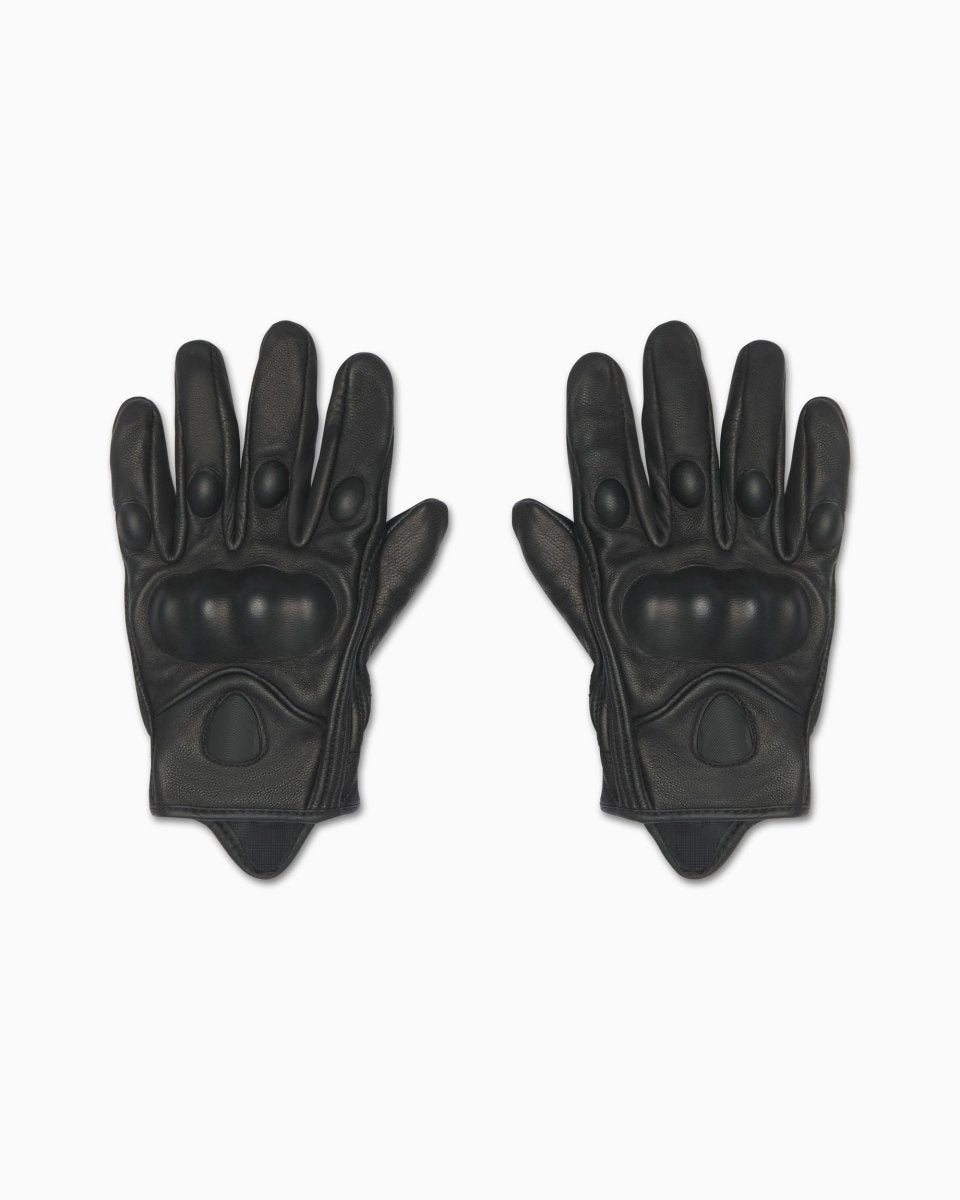 Black Motorcycle Riding Gloves for Men