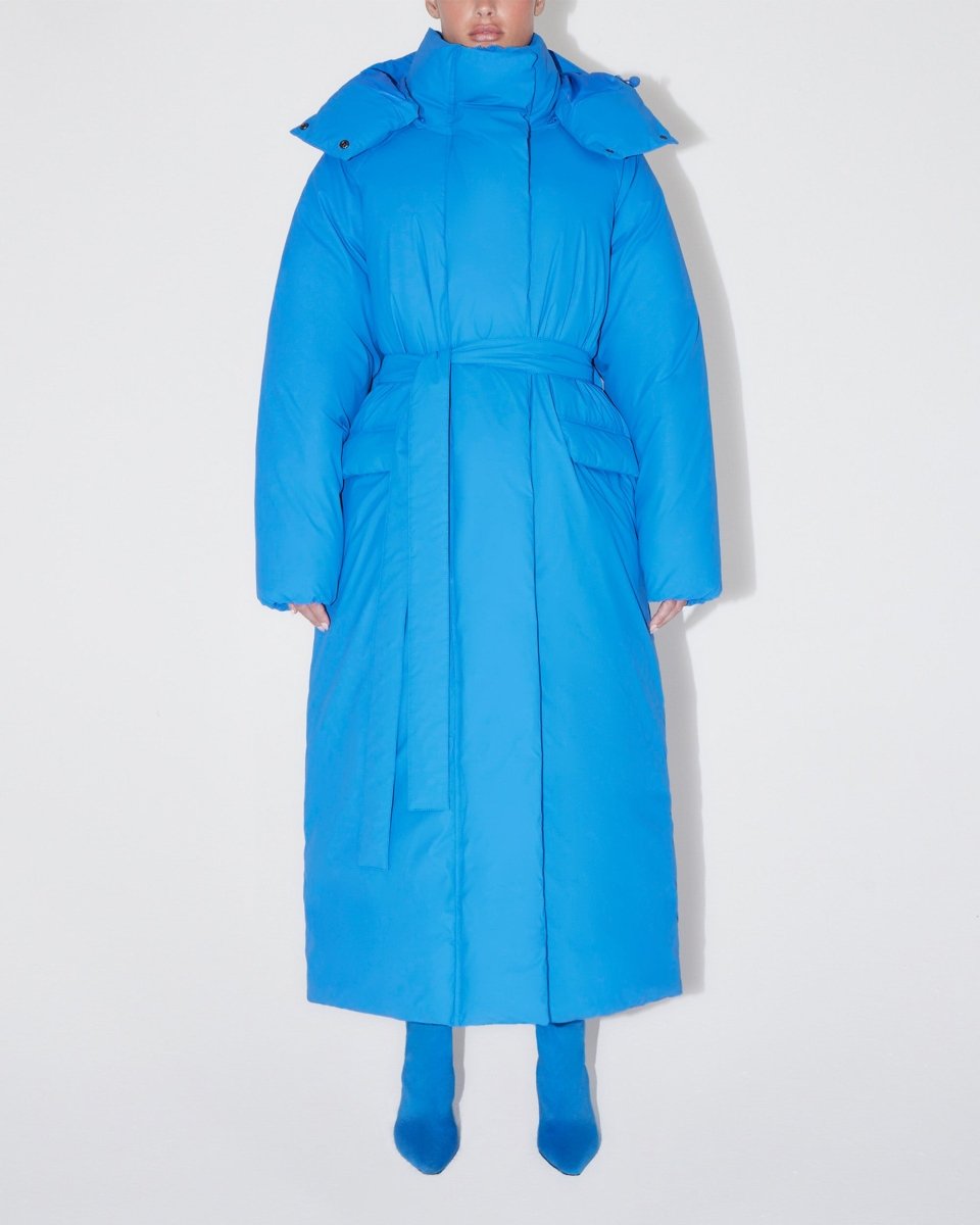 Cobalt Blue Puffer Jacket for Winter