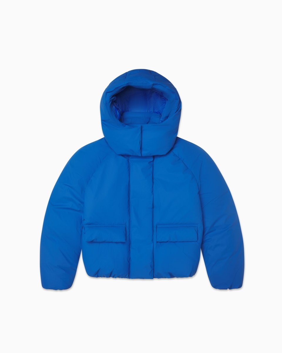 Cobalt Blue Puffer Jacket – Lightweight & Warm