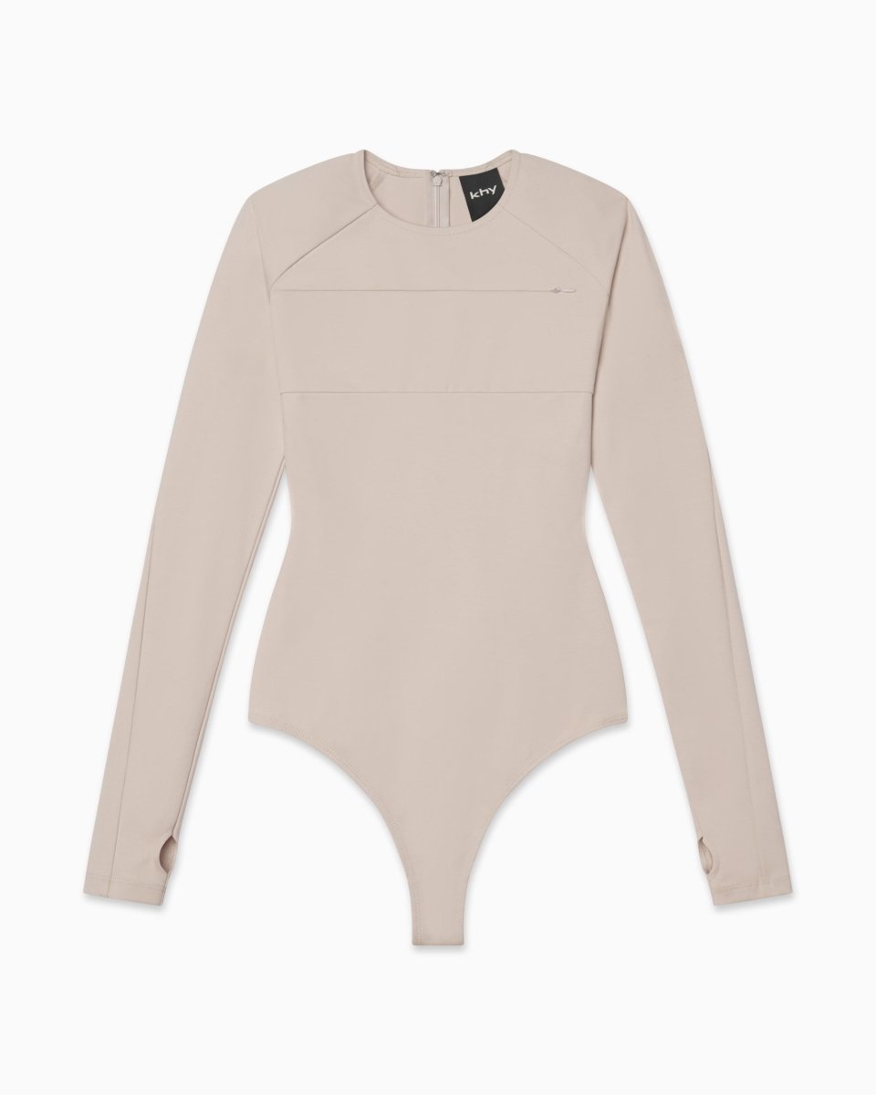 Stone Long Sleeve Bodysuit - Soft & Stylish Basics