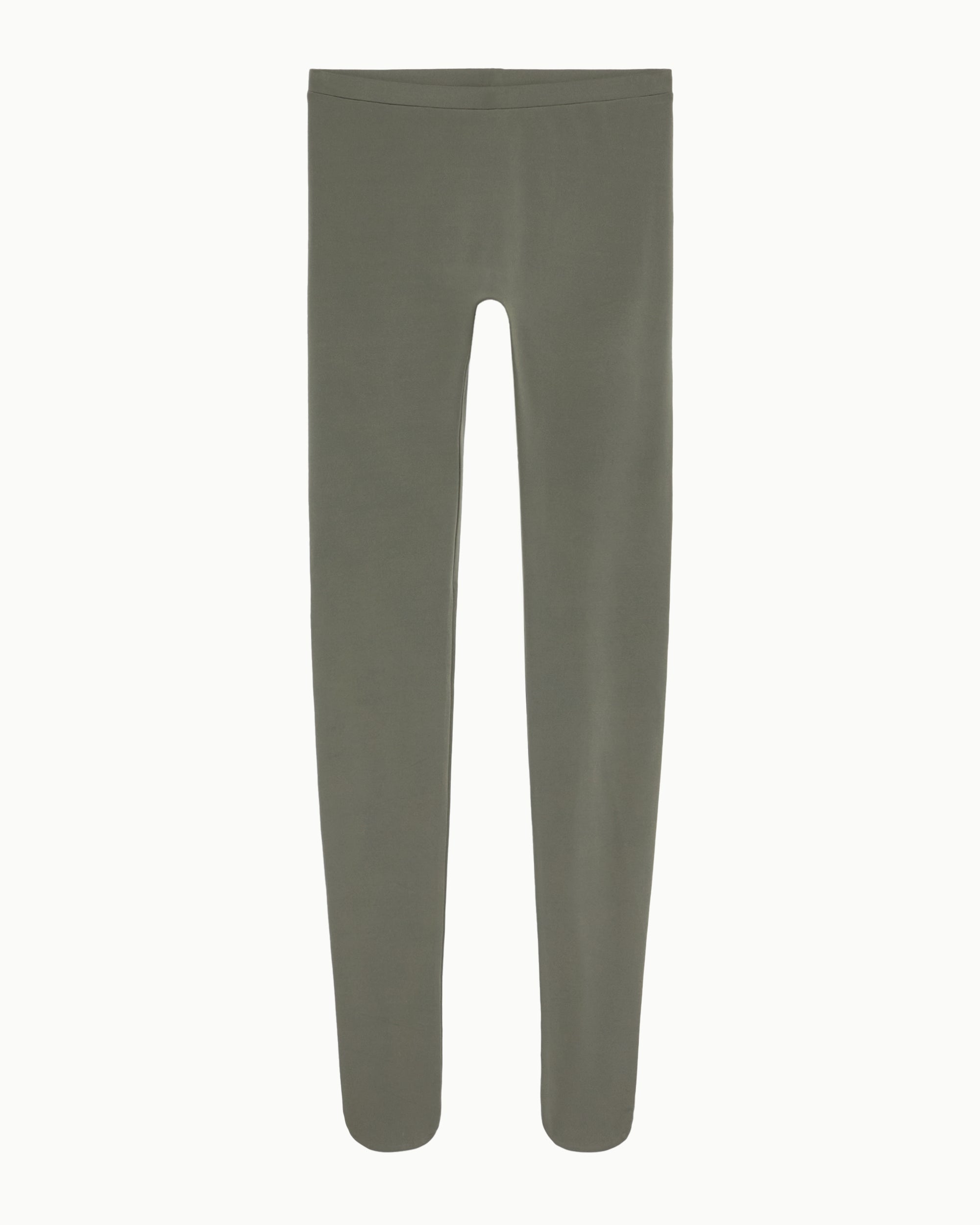 Dusty Olive Footed Leggings for Comfort & Style