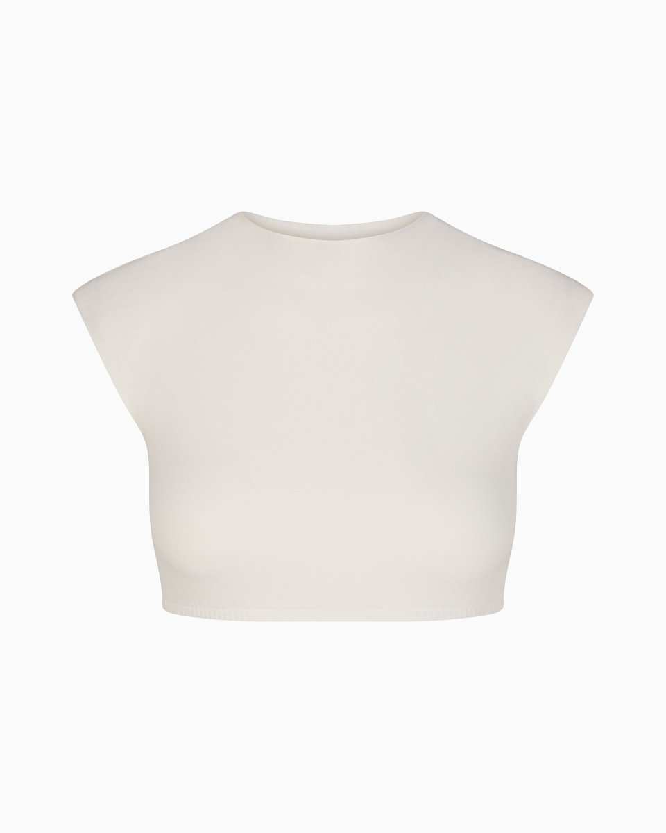 Classic Ecru Micro Tee – Soft & Lightweight