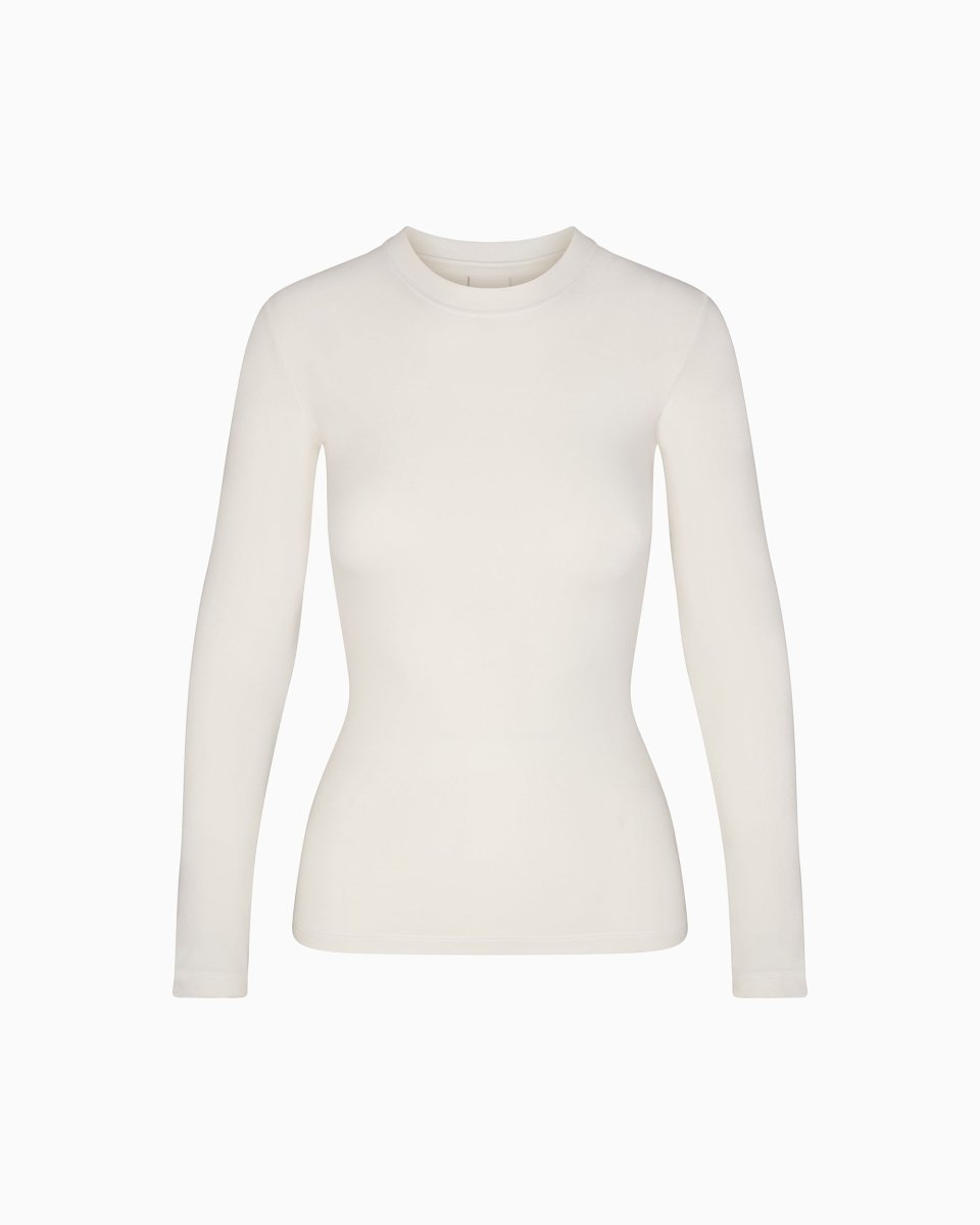 Classic Ecru Long Sleeve T-Shirt