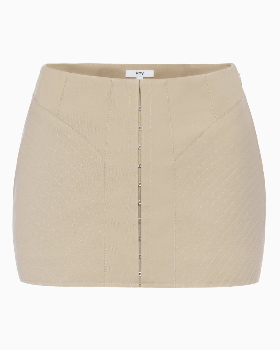 Sand Mini Corset Skirt for Women